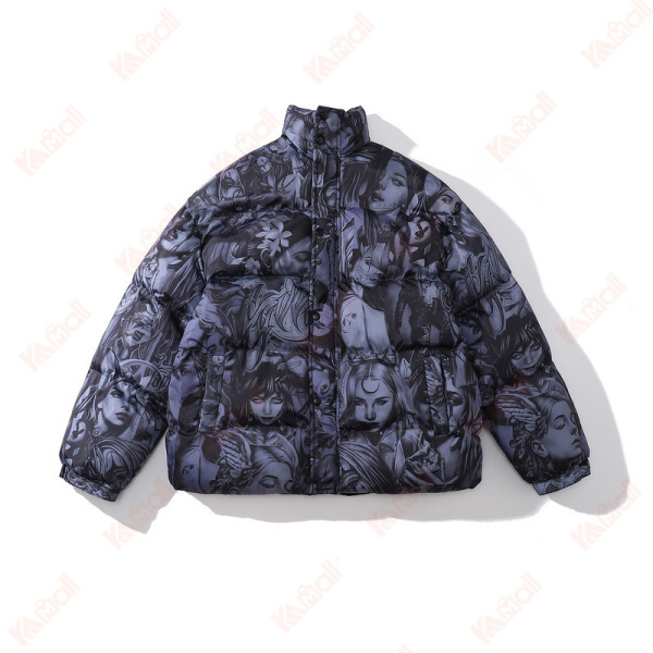 fashion lightweight quilted puffer jacket